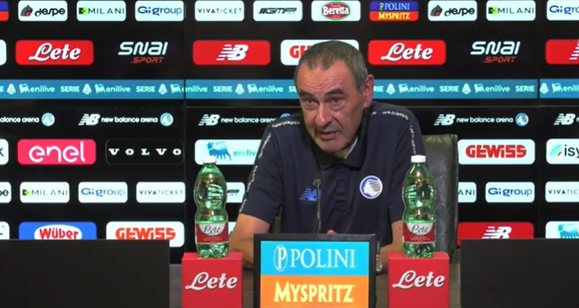 Sarri: “Un passo avanti e uno indietro. C’era un rigore per noi”